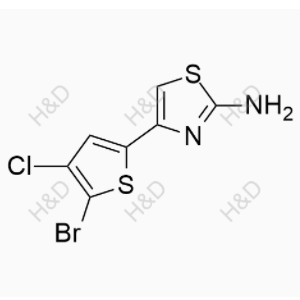 阿伐曲泊帕杂质30,4-(5-bromo-4-chlorothiophen-2-yl)thiazol-2-amine