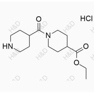 阿伐曲泊帕杂质60(盐酸盐）,ethyl 1-(piperidine-4-carbonyl)piperidine-4-carboxylate hydrochloride