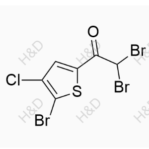 阿伐曲泊帕杂质76,2,2-dibromo-1-(5-bromo-4-chlorothiophen-2-yl)ethanone