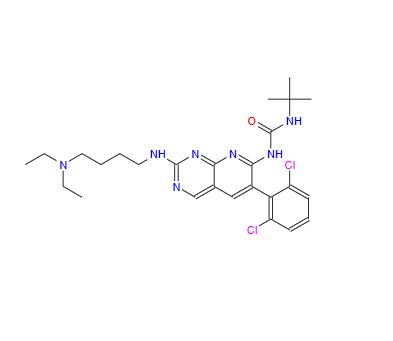 PD-161570;PF-1480232,N-[6-(2,6-Dichlorophenyl)-2-[[4-(diethylamino)butyl]amino]pyrido[2,3-d]pyrimidin-7-yl]-N'-(1,1-dimethylethyl)urea