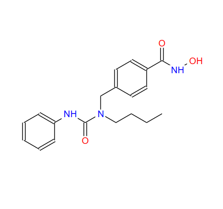 4-((1-BUTYL-3-PHENYLUREIDO)METHYL)-N-HYDROXYBENZAMIDE,4-((1-BUTYL-3-PHENYLUREIDO)METHYL)-N-HYDROXYBENZAMIDE