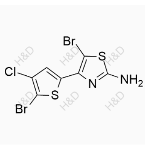 阿伐曲泊帕杂质11,5-bromo-4-(5-bromo-4-chlorothiophen-2-yl)thiazol-2-amine