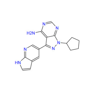1092788-83-4;PP121;1-Cyclopentyl-3-(1H-pyrrolo[2,3-b]pyridin-5-yl)-1H-pyrazolo[3,4-d]pyrimidin-4-amine
