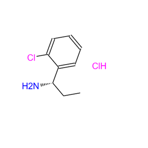 (1S)-1-(2-氯苯基)丙胺盐酸盐,(1s)-1-(2-chlorophenyl)propylaMine-hcl