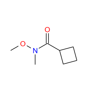 N-甲氧基-N-甲基环丁酰胺,Cyclobutanecarboxamide, N-methoxy-N-methyl- (9CI)