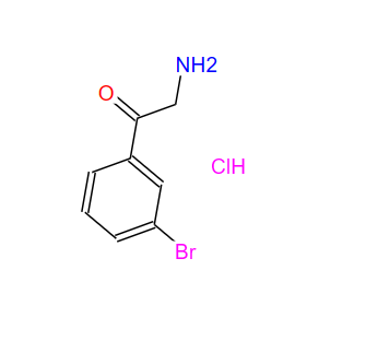 2'-氨基-3-溴苯乙酮鹽酸鹽,2-AMINO-1-(3-BROMO-PHENYL)-ETHANONE HYDROCHLORIDE