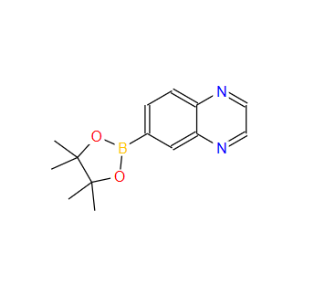 喹喔啉-6-硼酸频那醇酯,6-(4,4,5,5-Tetramethyl-1,3,2-dioxaborolan-2-yl)quinoxaline