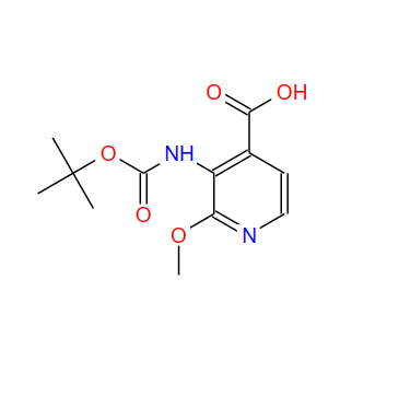 3-N-BOC-氨基-2-甲氧基异烟酸,3-(tert-butoxycarbonylaMino)-2-Methoxyisonicotinic acid