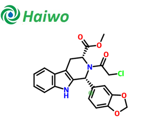 (1R,3R)-1-(1,3-苯并二氧戊环-5-基)-2-(氯乙酰基)-2,3,4,9-四氢-1H-吡啶并[3,4-B]吲哚-3-羧酸甲酯,(1R,3R)- methyl -1,2,3,4-tetrahydro-1-(3,4- methylenedioxyphenyl)-9H-pyrido [3,4-B]indole-3-carboxylate