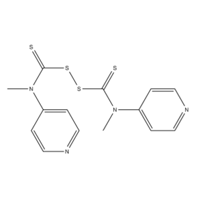 双[甲基-(4-吡啶基)硫代氨甲酰]二硫化物,N,N′-Dimethyl N,N′-di(4-pyridinyl)thiuram disulfide