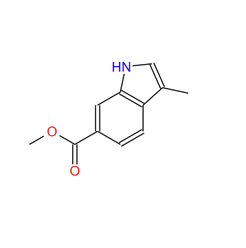 3-甲基-1H-吲哚-6-羧酸甲酯,methyl 3-methyl-1H-indole-6-carboxylate