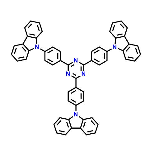 2,4,6-三(4-(9H-咔唑9-基)苯基)- 1,3,5-三嗪,2,4,6-Tris(4-(9H-carbazol 9-yl)phenyl)-1,3,5-triazine