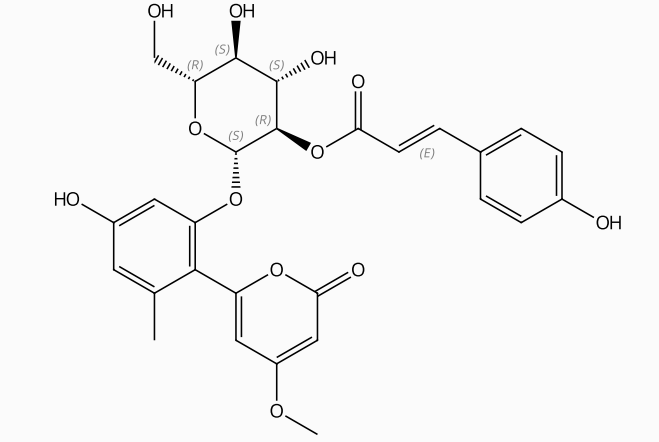 芦荟宁-2'-对香豆酰酯,aloenin-2"-p-coumaroyl ester