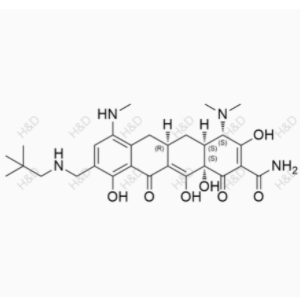 7-单甲基奥马环素,(4S,4aS,5aR,12aS)-4-(dimethylamino)-3,10,12,12a-tetrahydroxy-7-(methylamino)-9-((neopentylamino)methyl)-1,11-dioxo-1,4,4a,5,5a,6,11,12a-octahydrotetracene-2-carboxamide