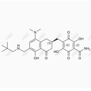 二氢萘酚奥马环素,(S)-4-((8-(dimethylamino)-5-hydroxy-6-((neopentylamino)methyl)-4-oxo-1,2,3,4-tetrahydronaphthalen-2-yl)methyl)-2,5-dihydroxy-3,6-dioxocyclohexa-1,4-dienecarboxamide