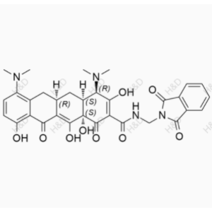 奧馬環(huán)素雜質(zhì)17,(4R,4aS,5aR,12aS)-4,7-bis(dimethylamino)-N-((1,3-dioxoisoindolin-2-yl)methyl)-3,10,12,12a-tetrahydroxy-1,11-dioxo-1,4,4a,5,5a,6,11,12a-octahydrotetracene-2-carboxamide