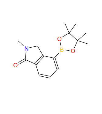 N-甲基-1-異吲哚酮-5-硼酸頻哪醇酯,2-Methyl-4-(4,4,5,5-tetramethyl-[1,3,2]dioxaborolan-2-yl)-2,3-dihydro-isoindol-1-one