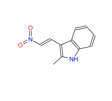 (E)-2-甲基-3-(2-硝基乙烯基)-1H-吲哚,(E)-2-methyl-3-(2-nitrovinyl)-1H-indole