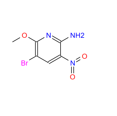 5-溴-6-甲氧基-3-硝基吡啶-2-胺,5-BROMO-6-METHOXY-3-NITRO-PYRIDIN-2-YLAMINE