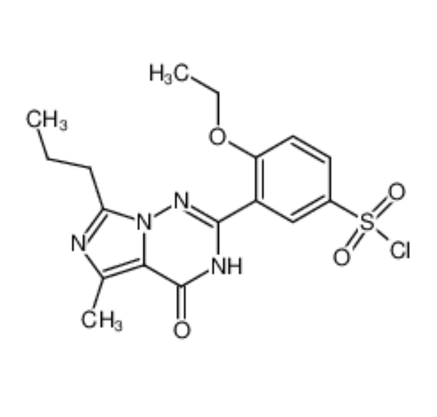 伐地那非中间体,4-Ethoxy-3-(5-methyl-4-oxo -7-propyl-3,4-dihydro-imidazo[5,1-f][1,2,4]-triazin-2-yl)benzene-sulfonyl Chloride