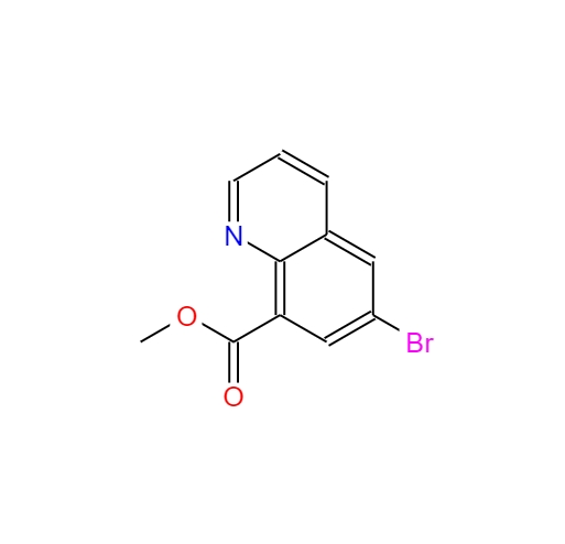 6-溴喹啉-8-甲酸甲酯,Methyl 6-bromoquinoline-8-carboxylate