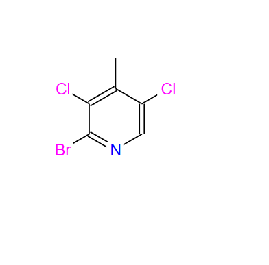 2-溴-3,5-二氯-4-甲基吡啶,2-BroMo-3,5-dichloro-4-Methylpyridine