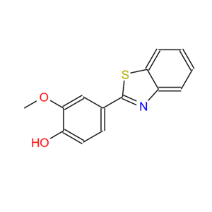 36341-25-0；4-(苯并[D]噻唑-2-基)-2-甲氧基苯酚；2-(4-HYDROXY-3-METHOXYPHENYL)BENZOTHIAZOLE