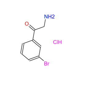 61858-39-7；2'-氨基-3-溴苯乙酮盐酸盐；2-AMINO-1-(3-BROMO-PHENYL)-ETHANONE HYDROCHLORIDE