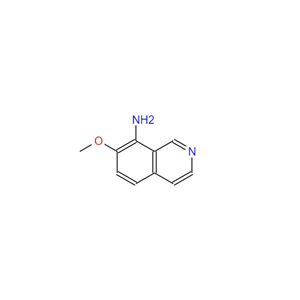 7-甲氧基异喹啉-8-胺,7-Methoxyisoquinolin-8-amine