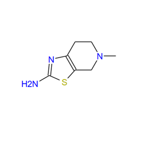 17899-48-8；5-甲基-4,5,6,7-四氢[1,3]噻唑并[5,4-C]吡啶-2-胺；5-METHYL-4,5,6,7-TETRAHYDRO[1,3]THIAZOLO[5,4-C]PYRIDIN-2-AMINE