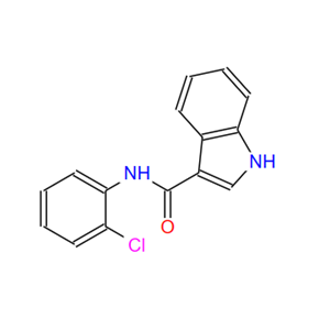 61788-27-0；N-(2-氯苯基)-1H-吲哚-3-羧酰胺；1H-Indole-3-carboxaMide, N-(2-chlorophenyl)-