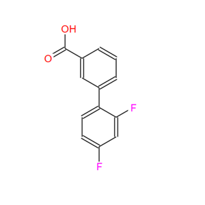 656304-77-7；2',4'-二氟-3-联苯甲酸；3-(2,4-Difluorophenyl)benzoic acid