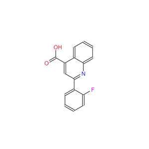 2-(2-氟苯基)-4-喹啉羧酸,2-(2-fluorophenyl)-4-quinolinecarboxylic acid