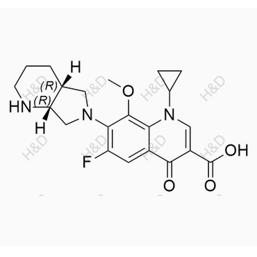 莫西沙星杂质RR异构体,Moxifloxacin RR-isomer (ent-Moxifloxacin)