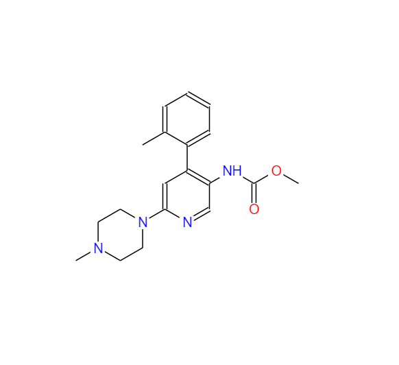 奈妥吡坦中间体2,Methyl (6-(4-Methylpiperazin-1-yl)-4-(o-tolyl)pyridin-3-yl)carbaMate