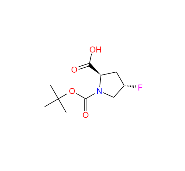 N-BOC-反式-4-氟-D-脯氨酸,(2R,4S)-1-(tert-butoxycarbonyl)-4-fluoropyrrolidine-2-carboxylic acid