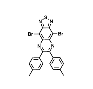 4,9-dibromo-6,7-di-p-tolyl-[1,2,5]thiadiazolo[3,4-g]quinoxaline,4,9-dibromo-6,7-di-p-tolyl-[1,2,5]thiadiazolo[3,4-g]quinoxaline