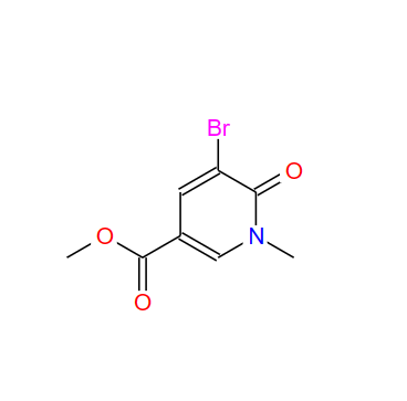 5-溴-1-甲基-6-氧代-1,6-二氢吡啶-3-羧酸甲酯,Methyl 5-bromo-1-methyl-6-oxo-1,6-dihydropyridine-3-carboxylate