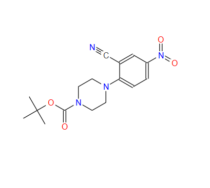 4-(2-氰基-4-硝基苯基)哌嗪-1-甲酸叔丁酯,tert-Butyl 4-(2-cyano-4-nitrophenyl)piperazine-1-carboxylate