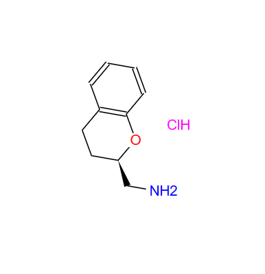 (R)-色滿-2-基甲胺鹽酸鹽,(2R)-3,4-DIHYDRO-2H-1-BENZOPYRANE-2-METHYL-AMINE HYDROCHLORIDE