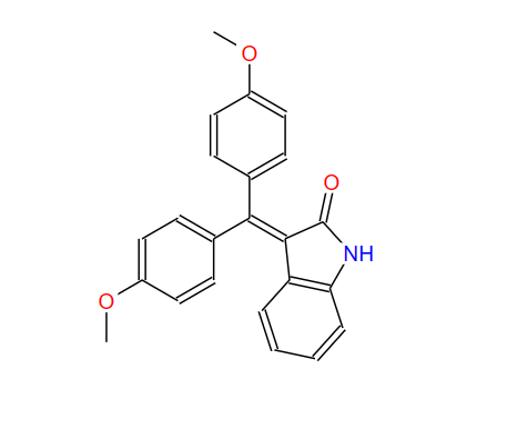 3-(雙(4-甲氧基苯基)亞甲基)吲哚啉-2-酮,TAS-301