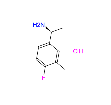 (S)-1-(4-氟-3-甲基苯基)乙胺盐酸盐,(1S)-1-(4-FLUORO-3-METHYLPHENYL)ETHYLAMINE-HCl