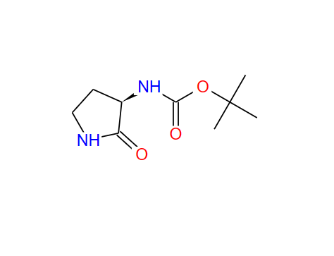 (R)-叔丁基2-氧代吡咯烷-3-基氨基甲酸酯,Carbamic acid, [(3R)-2-oxo-3-pyrrolidinyl]-, 1,1-dimethylethyl ester (9CI)