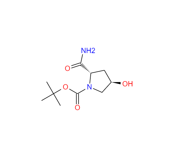 (2S,4R)-1-BOC-2-氨基甲酰基-4-羟基吡咯烷,(2S,4R)-1-Boc-2-carbamoyl-4-hydroxypyrrolidine