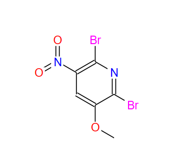 2,6-二溴-3-甲氧基-5-硝基吡啶,2,6-dibroMo-3-Methoxy-5-nitropyridine