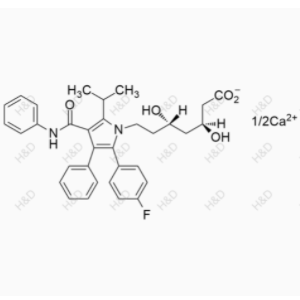 阿托伐他汀杂质E,calcium (3S,5S)-7-(2-(4-fluorophenyl)-5-isopropyl-3-phenyl-4-(phenylcarbamoyl)-1H-pyrrol-1-yl)-3,5-dihydroxyheptanoate