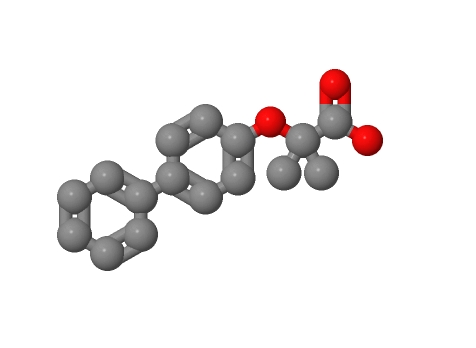 2-甲基-2-(4-苯基苯氧基)丙酸,2-(1,1''-BIPHENYL-4-YLOXY)-2-METHYLPROPANOIC ACID