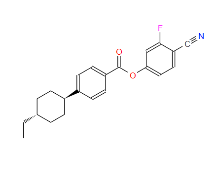 反,反-4-(4-乙基環(huán)己基)苯甲酸-4-氰基-3-氟苯酯,4-CYANO-3-FLUOROPHENYL 4-(TRANS-4-ETHYLCYCLOHEXYL)-BENZOATE