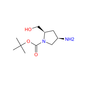 1161931-71-0；(2R,4R)-4-氨基-2-(羟甲基)吡咯烷-1-羧酸叔丁酯；(2R,4R)-1-BOC-2-hydroxyMethyl-4-aMino Pyrrolidine-HCl