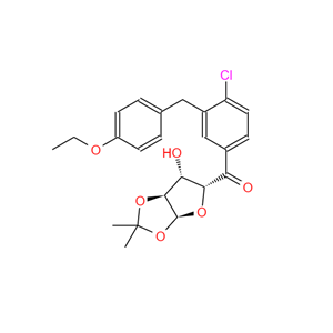 LX4211 N-4中间体,D-xylo-Pentodialdo-5,2-furanose, 1-C-[4-chloro-3-[(4-ethoxyphenyl)Methyl]phenyl]-4,5-O-(1-Methylethylidene)-,(5S)-